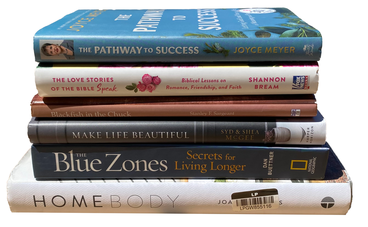 WELLNESS & SUCCESS LOT OF 6 BOOKS Christian Faith Health Home ALL TARGET 2020s !