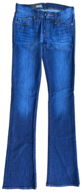 RONAN Emma BABY BOOTCUT JEANS 26" Waist Dark Wash Indigo Denim Flare VTG 2011 !!