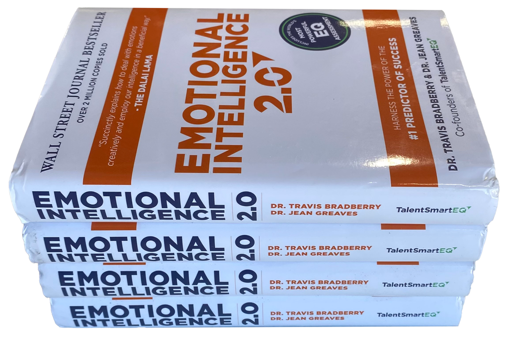 LOT Of 4 EMOTIONAL INTELLIGENCE 2.0 Hardcover BOOKS Self Help $34.99 MSRP Each !