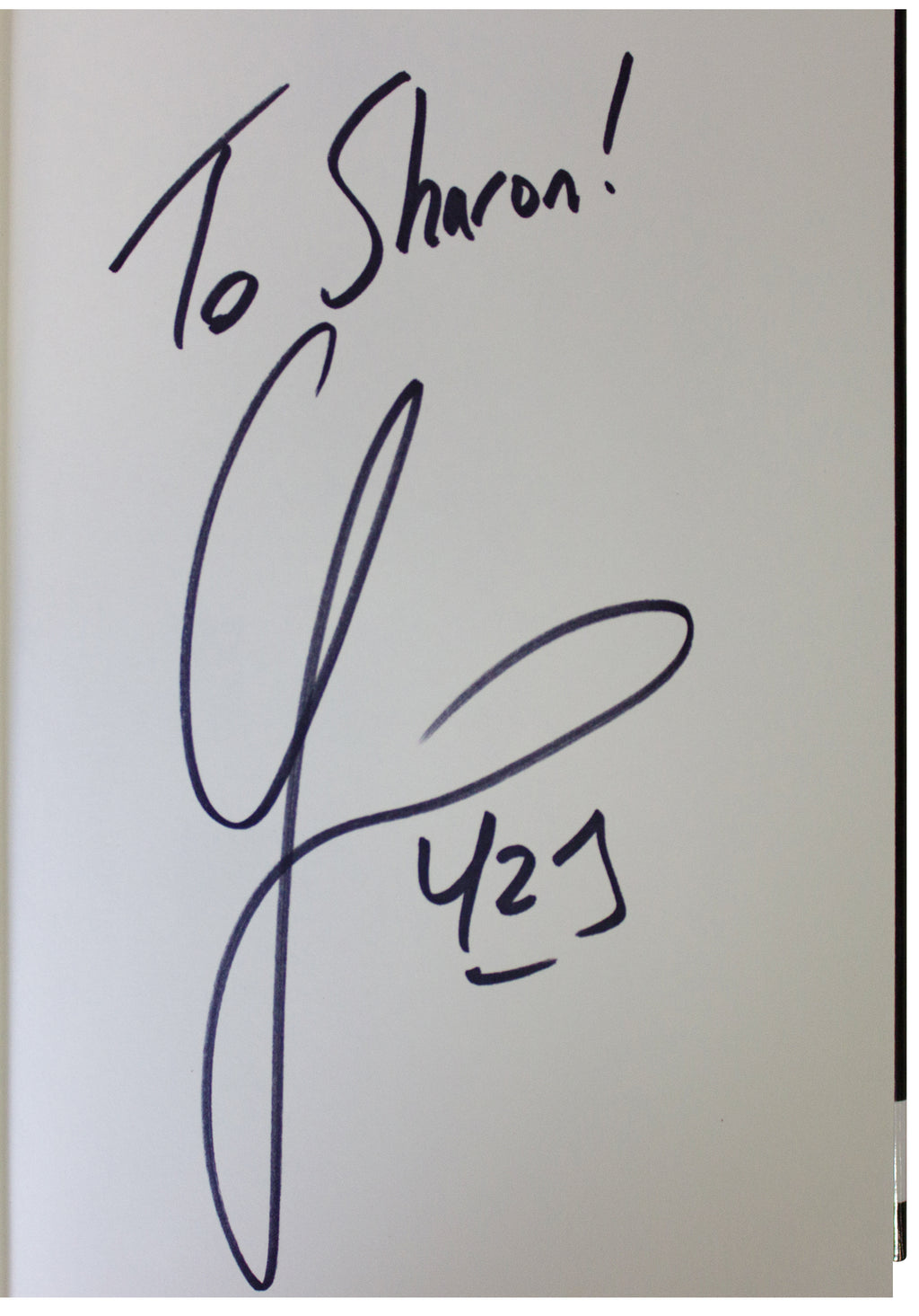 CHRIS JERICHO SIGNED No Is A Four Letter Word 1ST EDITION Memoir WWE Wrestling
