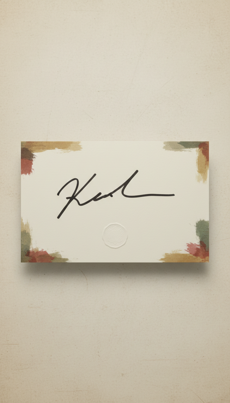 Authenticated Autograph Card