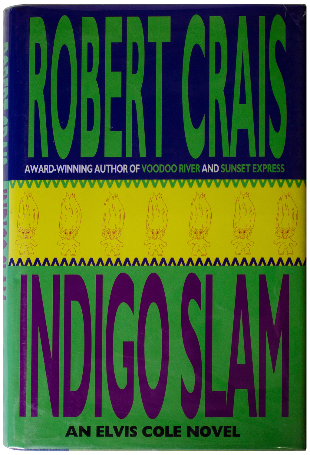 ROBERT CRAIS SIGNED Indigo Slam 1ST EDITION Hardcover 1997 Elvis Cole PI Mystery