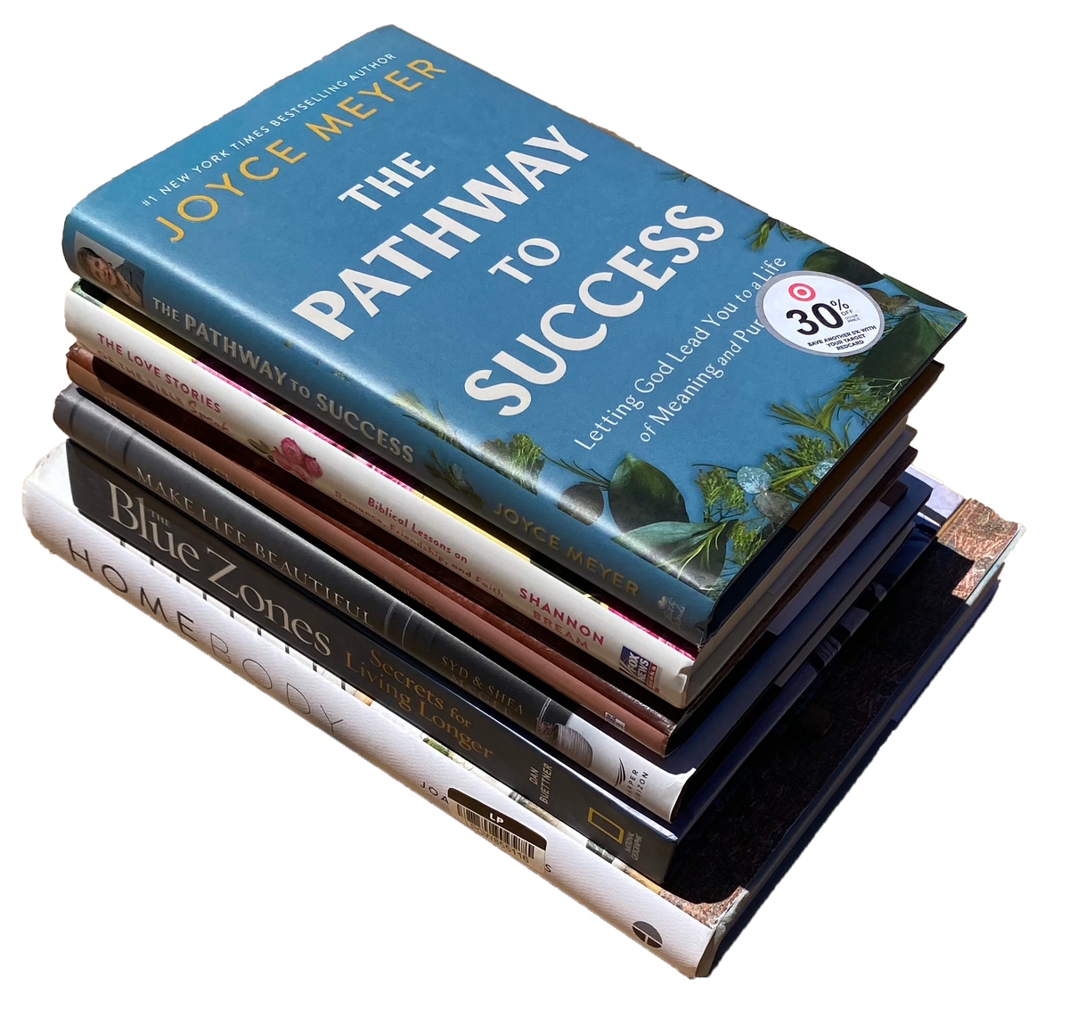 WELLNESS & SUCCESS LOT OF 6 BOOKS Christian Faith Health Home ALL TARGET 2020s !