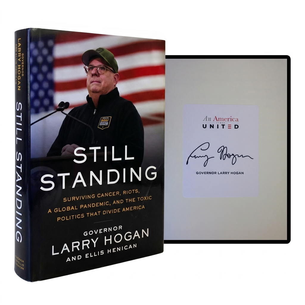 LARRY HOGAN SIGNED Still Standing 1ST EDITION HARDCOVER Maryland MD Governor HC