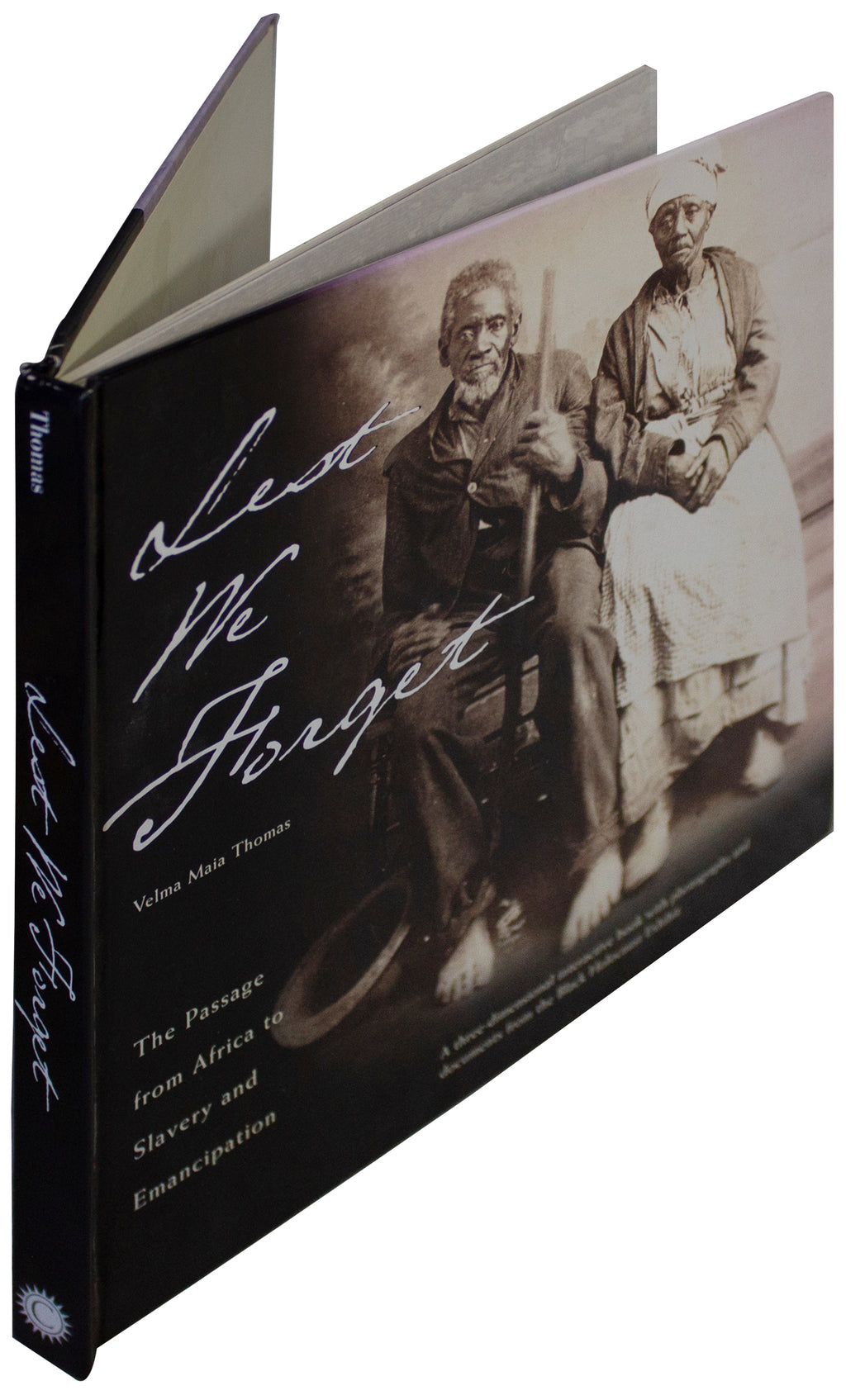 VELMA MAIA THOMAS SIGNED Lest We Forget 1ST EDITION Slavery Black History HC
