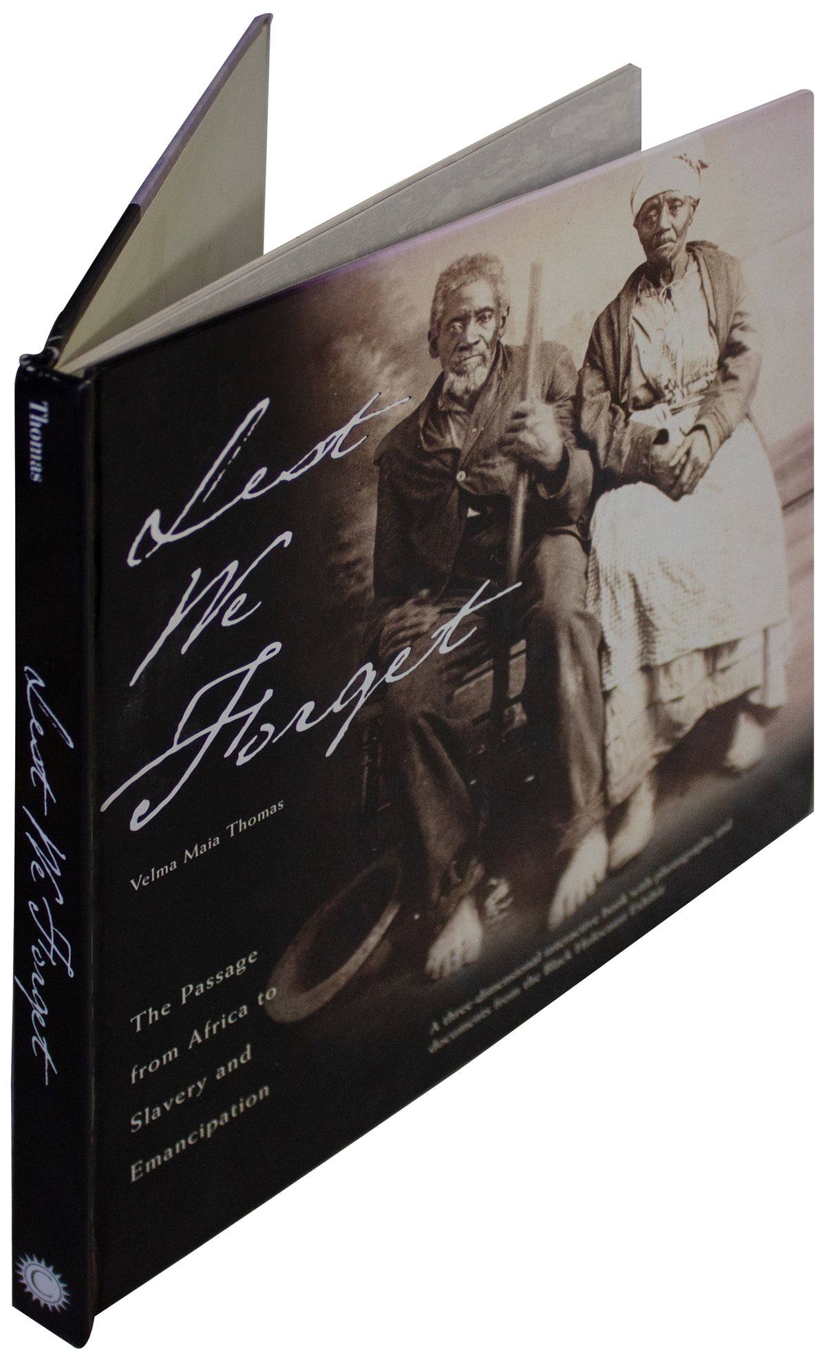VELMA MAIA THOMAS SIGNED Lest We Forget 1ST EDITION Slavery Black History HC
