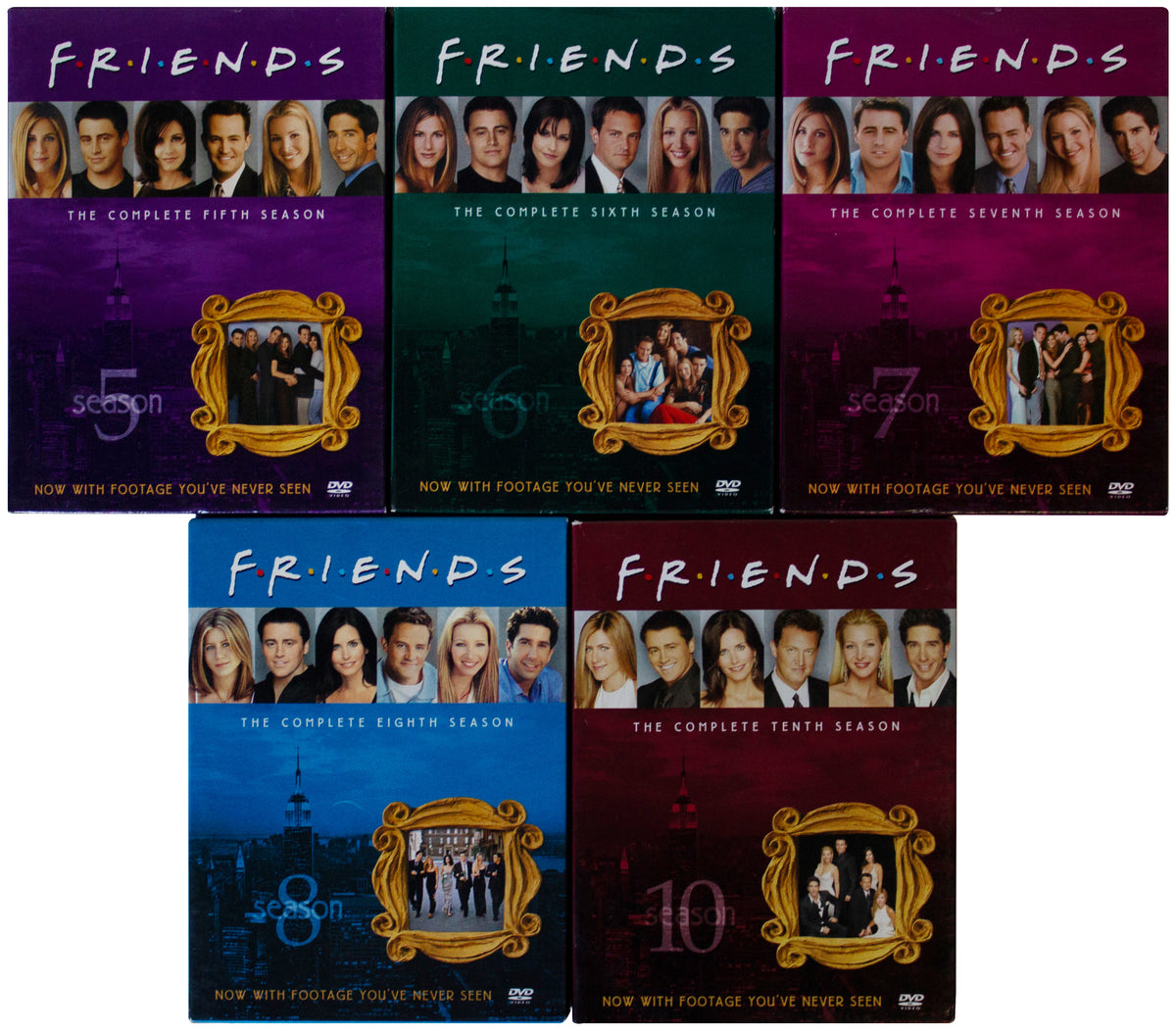 FRIENDS TV Show DVD Box Set LOT SEASONS 1 2 3 4 5 6 7 8 10 Sitcom Comedy TV Show