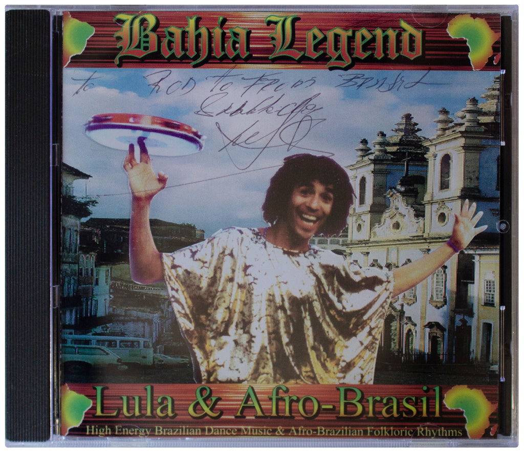LULA & AFRO-BRASIL Bahia Legend SIGNED CD 1996 OOP Brazilian Dance Music VTG 90s