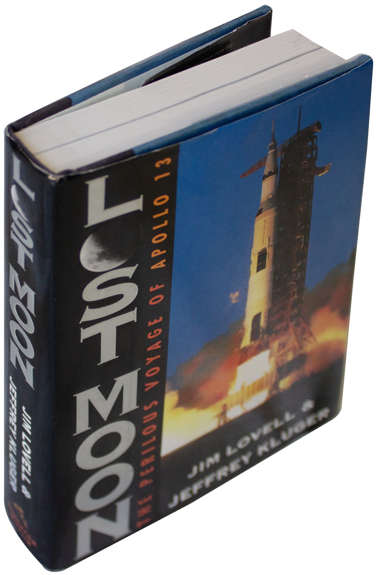JIM LOVELL SIGNED Lost Moon 1ST EDITION 1994 Hardcover Apollo 13 NASA Astronaut