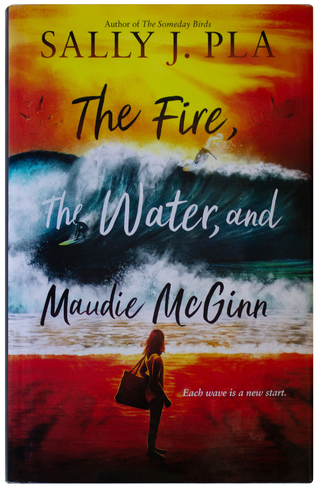 SALLY J. PLA Fire The Water & Maudie McGinn SIGNED 1ST EDITION Hardcover 2023 YA