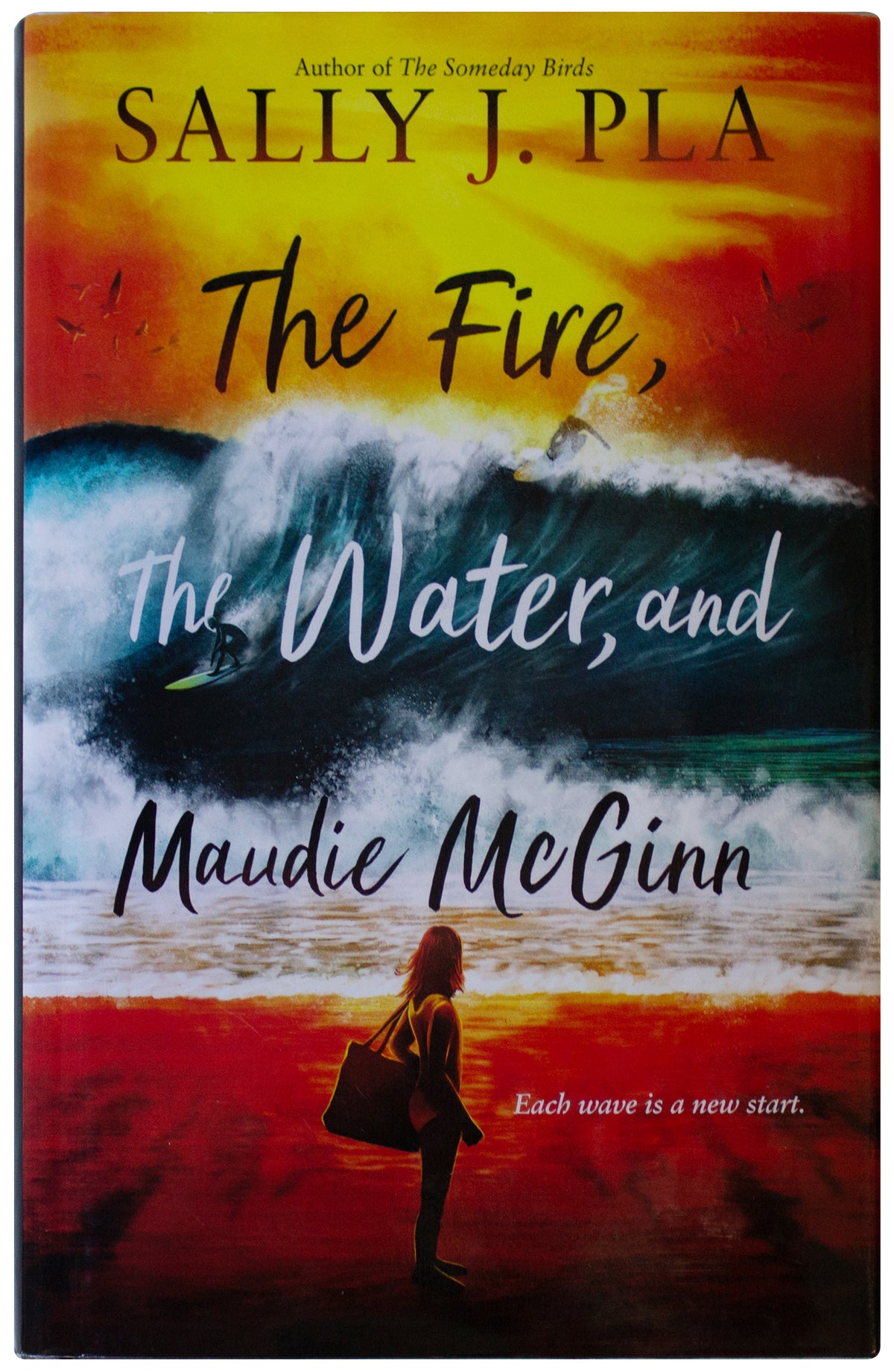 SALLY J. PLA Fire The Water & Maudie McGinn SIGNED 1ST EDITION Hardcover 2023 YA