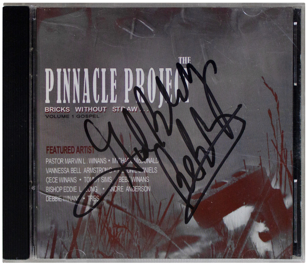 BEBE WINANS SIGNED CD Pinnacle Project: Bricks Without Straw Vol. 1 Gospel 2002