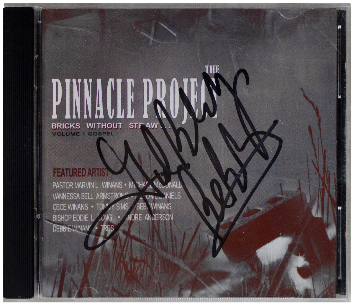 BEBE WINANS SIGNED CD Pinnacle Project: Bricks Without Straw Vol. 1 Gospel 2002