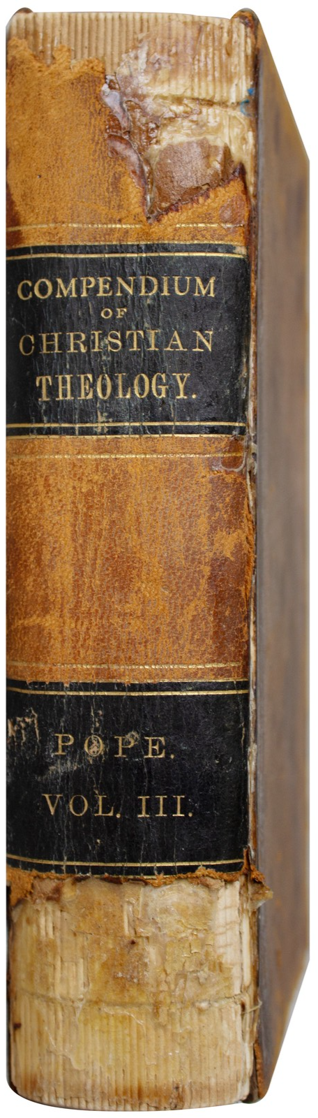 COMPENDIUM OF CHRISTIAN THEOLOGY Vol 3 ANTIQUE BOOK Late 1800s William Burt Pope