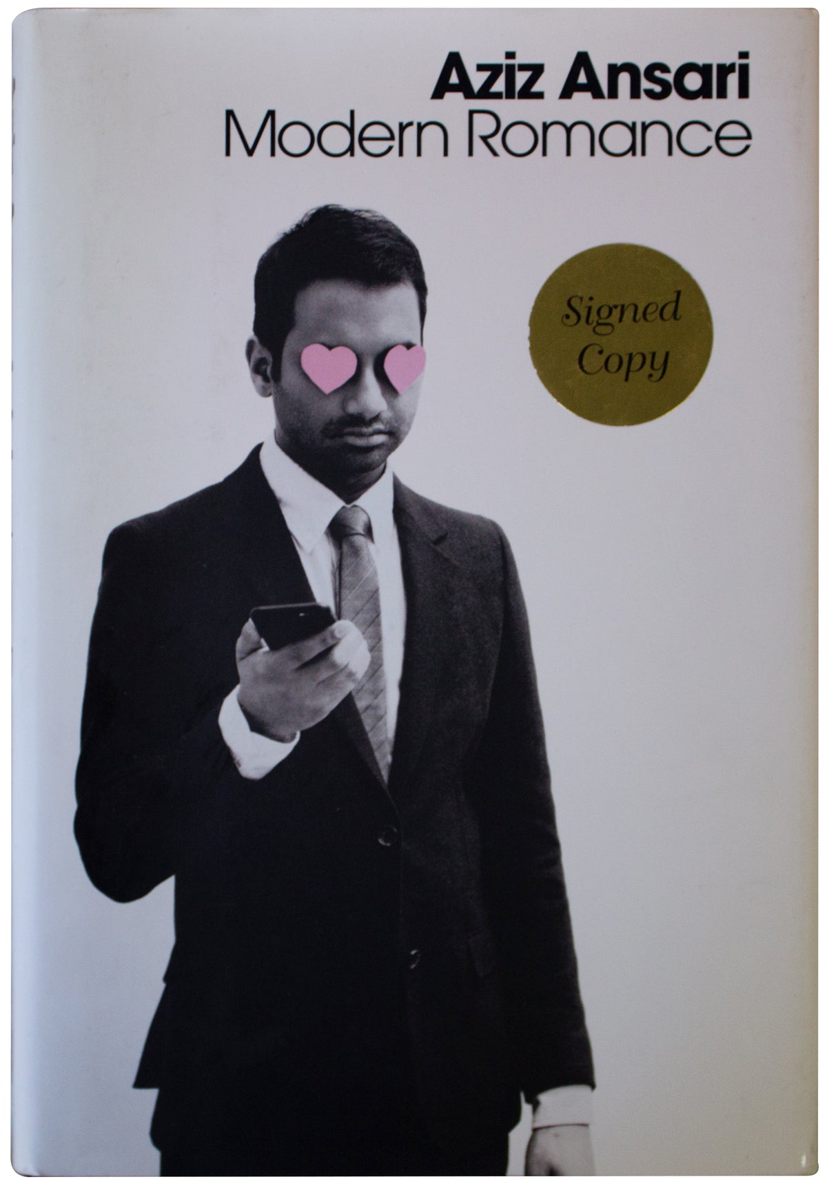 AZIZ ANSARI SIGNED Modern Romance 1ST EDITION Parks & Recreation Actor Comedian