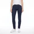 New RONAN MOTO JEANS Women's 29 Skinny Dark Wash Raw Denim Made In USA VTG 2011