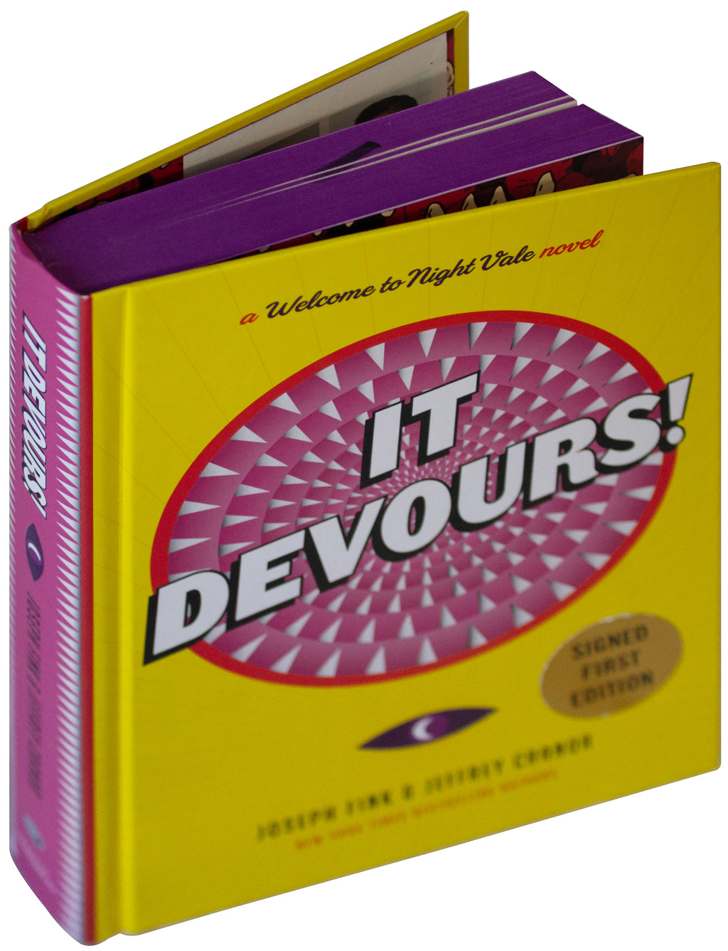 JOSEPH FINK & JEFFREY CRANOR 2X SIGNED It Devours! 1ST EDITION Horror Humor Book