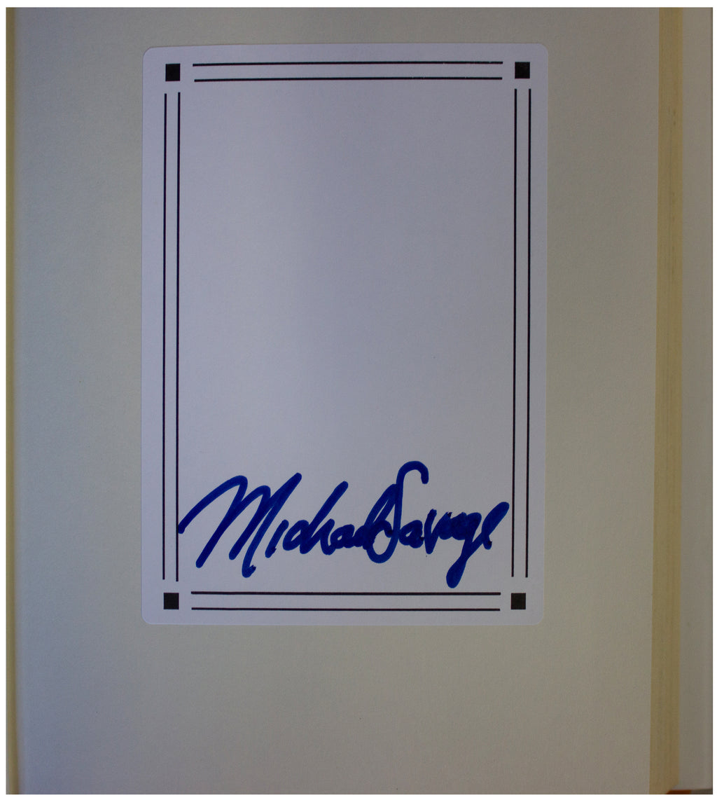 MICHAEL SAVAGE SIGNED Political Zoo 1ST EDITION HC Conservative Talk Radio Host