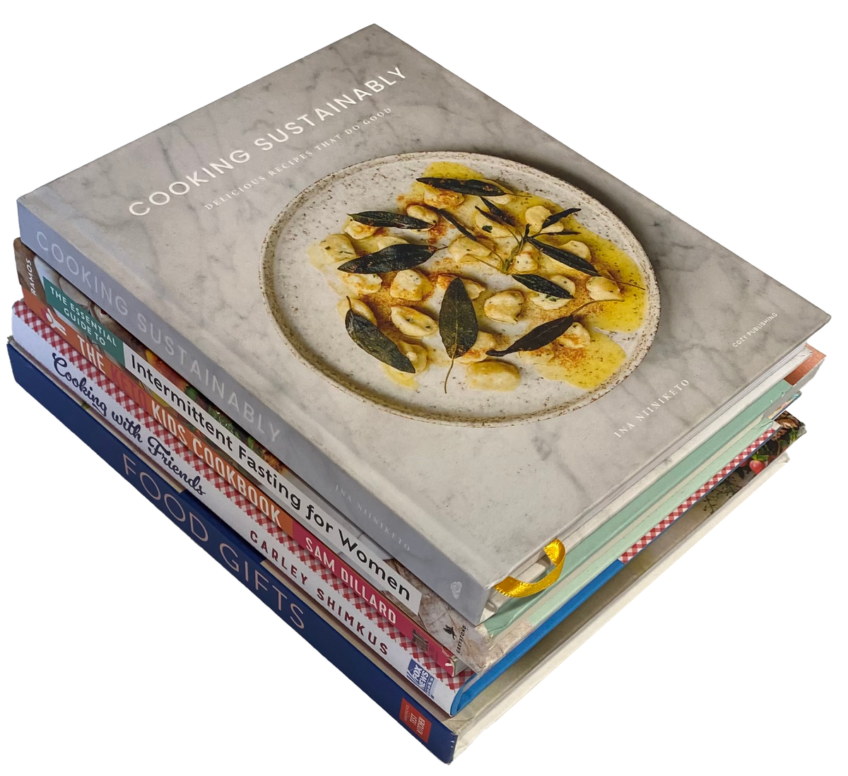 LOT Of 5 COOKBOOKS Healthy Recipes Fasting Keto Sustainable Cooking ALL 2020s !