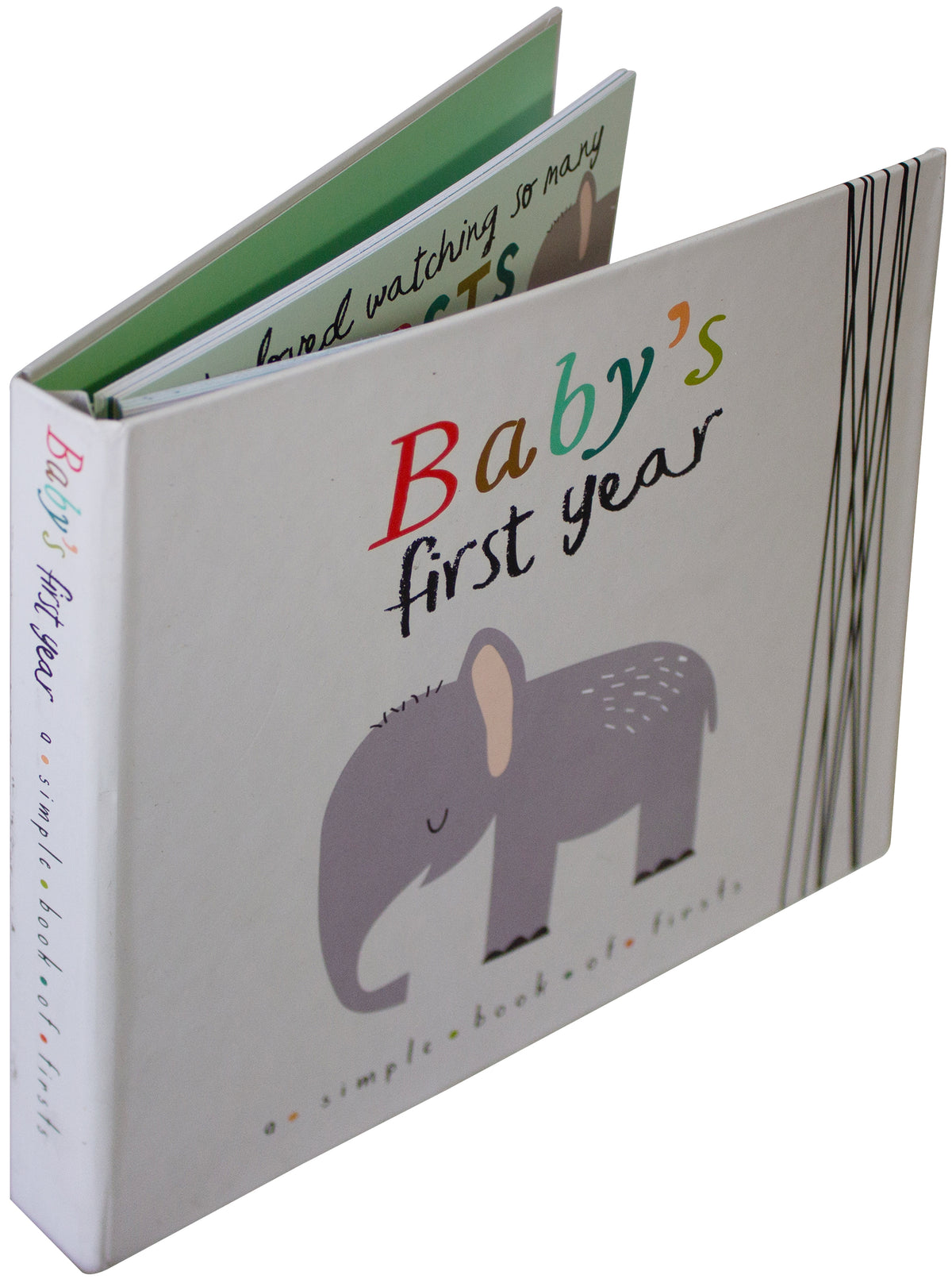 BABY'S FIRST YEAR Memory BOOK Infant Scrap Album Keepsake HC Lucy Darling UNUSED