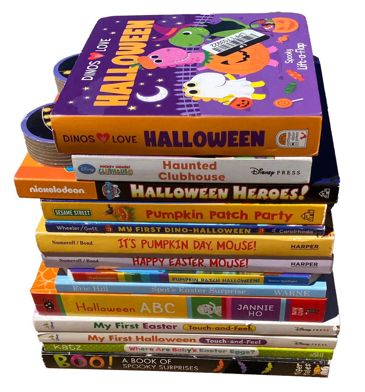 KIDS HOLIDAY BOARD BOOK LOT Of 14 Halloween Easter Children's Early Learning Fun