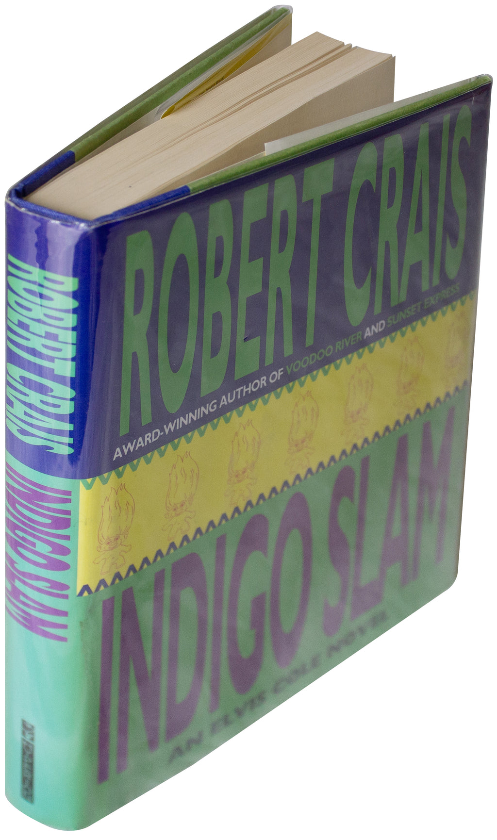 ROBERT CRAIS SIGNED Indigo Slam 1ST EDITION Hardcover 1997 Elvis Cole PI Mystery