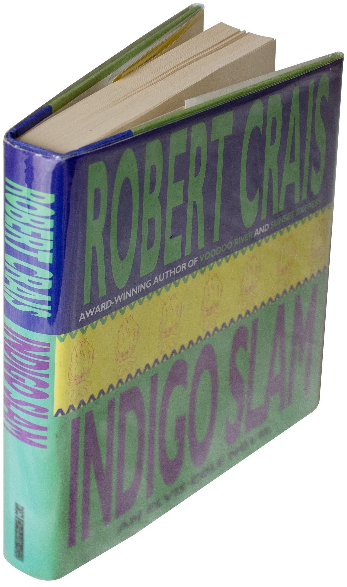 ROBERT CRAIS SIGNED Indigo Slam 1ST EDITION Hardcover 1997 Elvis Cole PI Mystery