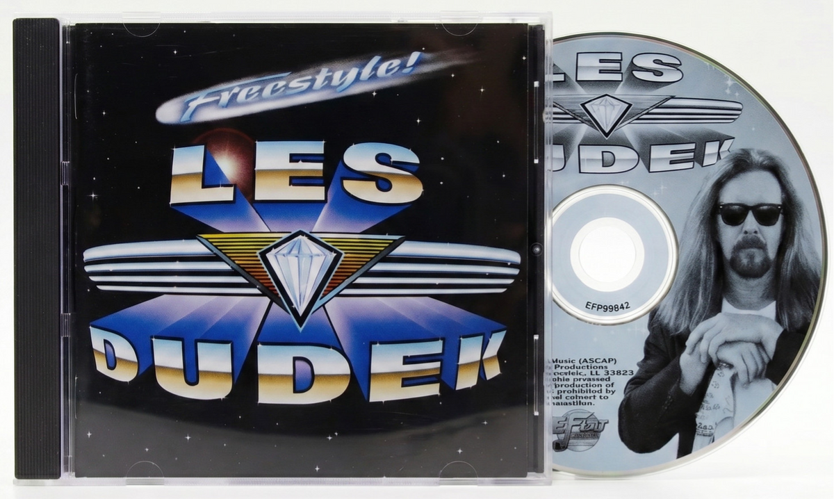 LES DUDEK SIGNED Freesyle CD 2002 Blues AOR Southern Rock Guitarist AUTOGRAPH !