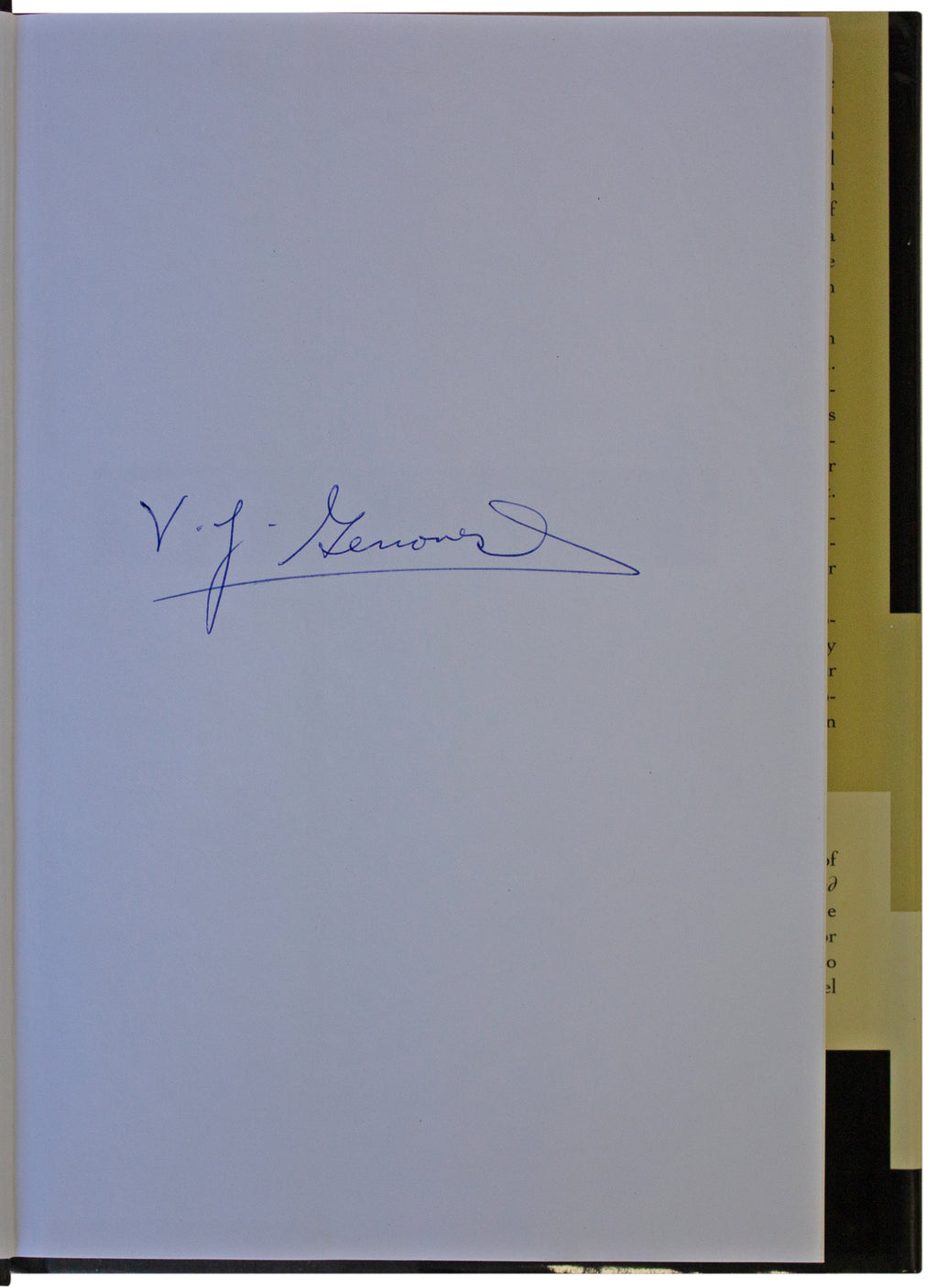 VINCENT GENOVESE SIGNED Billy Heath Survived Custer's Last Stand 1ST EDITION HC