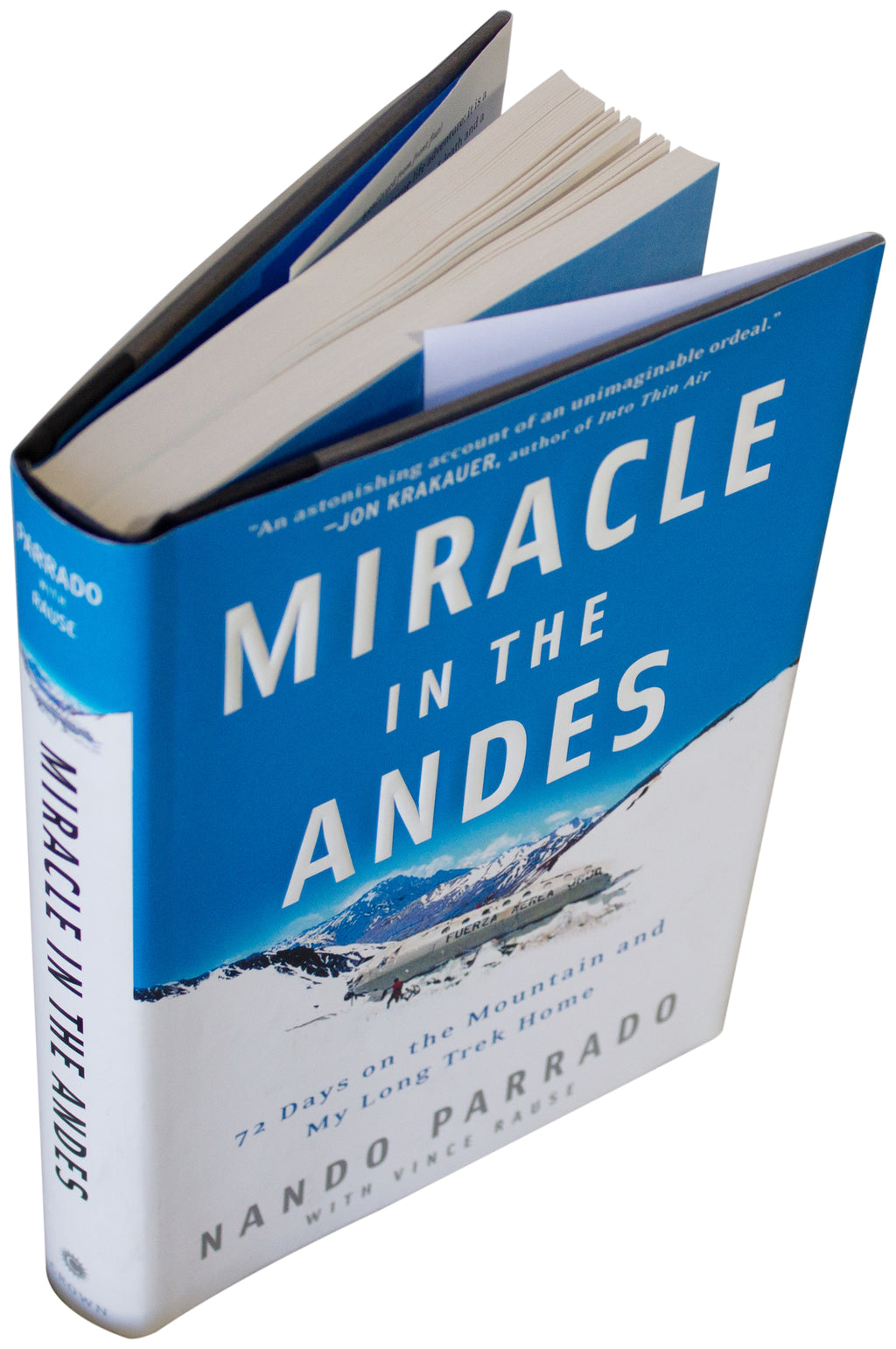 MIRACLE IN THE ANDES Nando Parrado SIGNED 1ST EDITION Airplane Crash Cannibalism