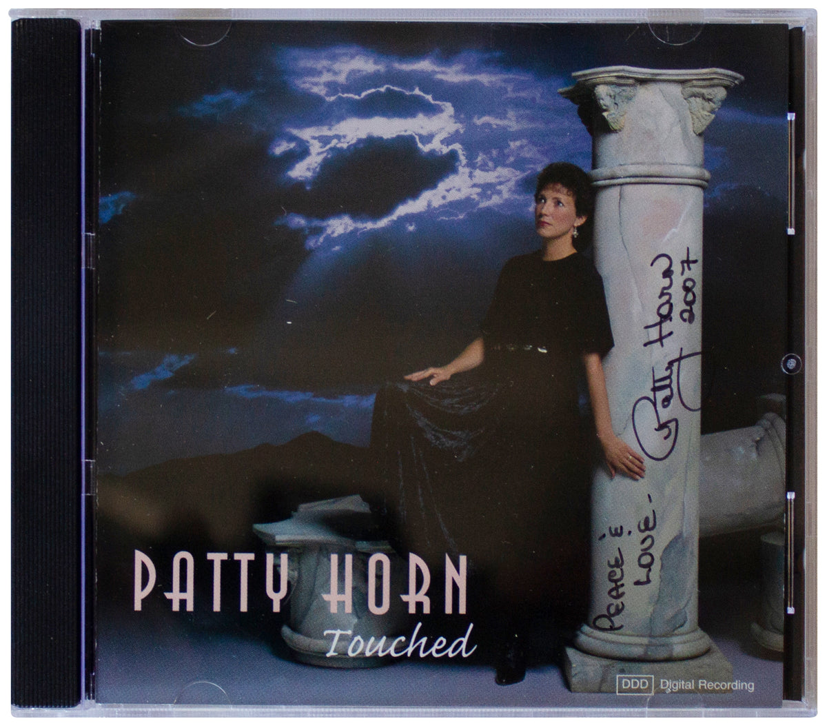 PATTY HORN Touched CD SIGNED 1996 Christian Folk Music VTG 90s Xian Worship CCM