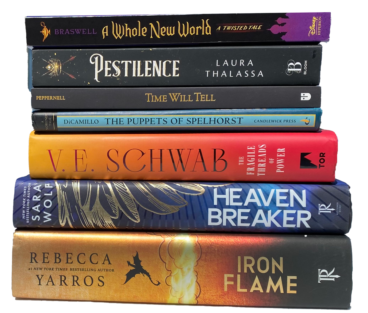 FANTASY BOOK LOT Of 7 All 2020s Target Bestsellers Thalassa Yarros Schwab + More