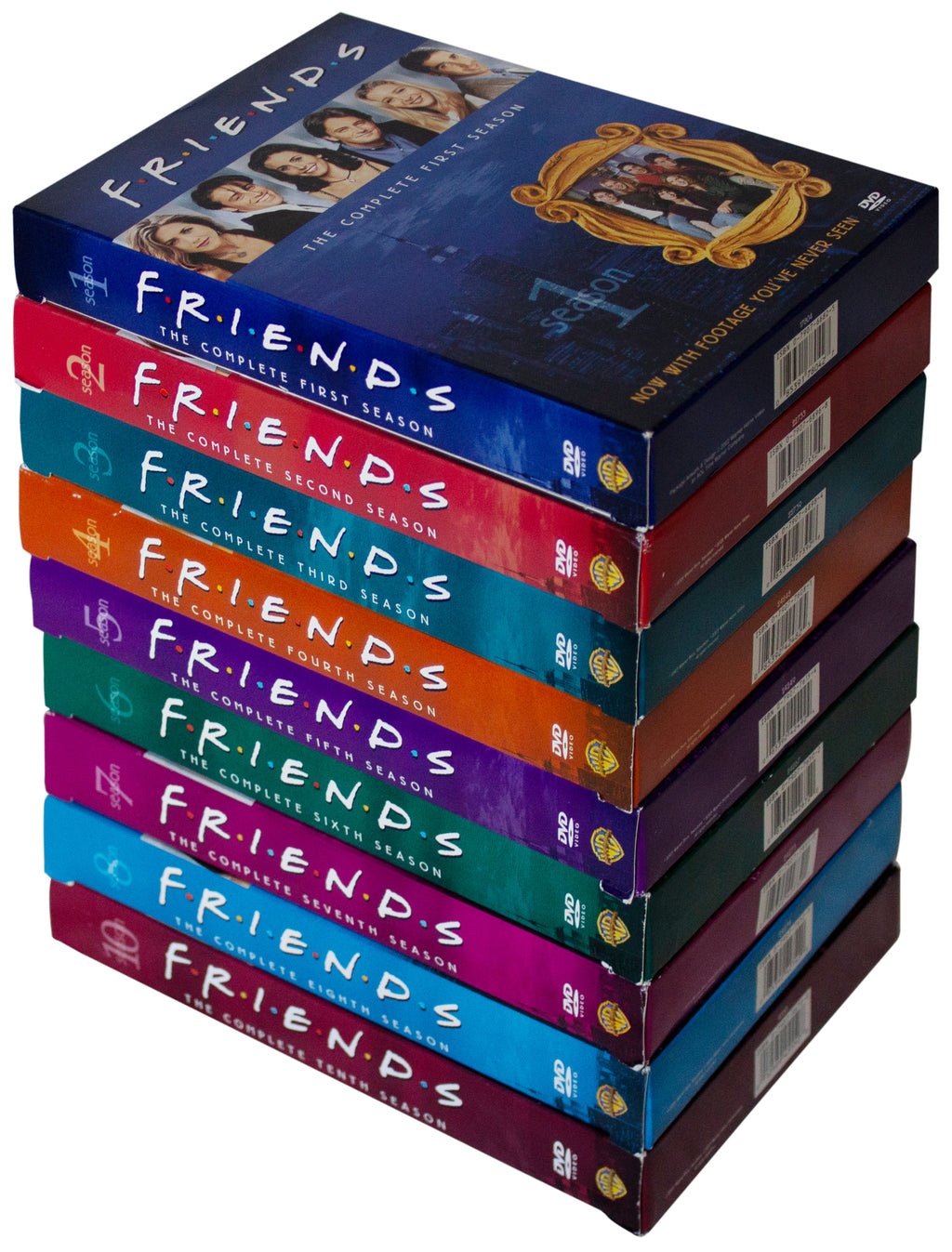 FRIENDS TV Show DVD Box Set LOT SEASONS 1 2 3 4 5 6 7 8 10 Sitcom Comedy TV Show