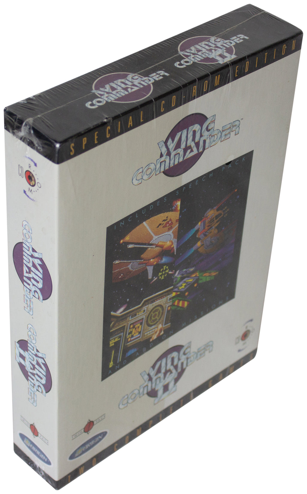 WING COMMANDER I & II BIG BOX PC VIDEO GAME Vtg 90s EA CD-Rom SEALED NIB ! 1 & 2