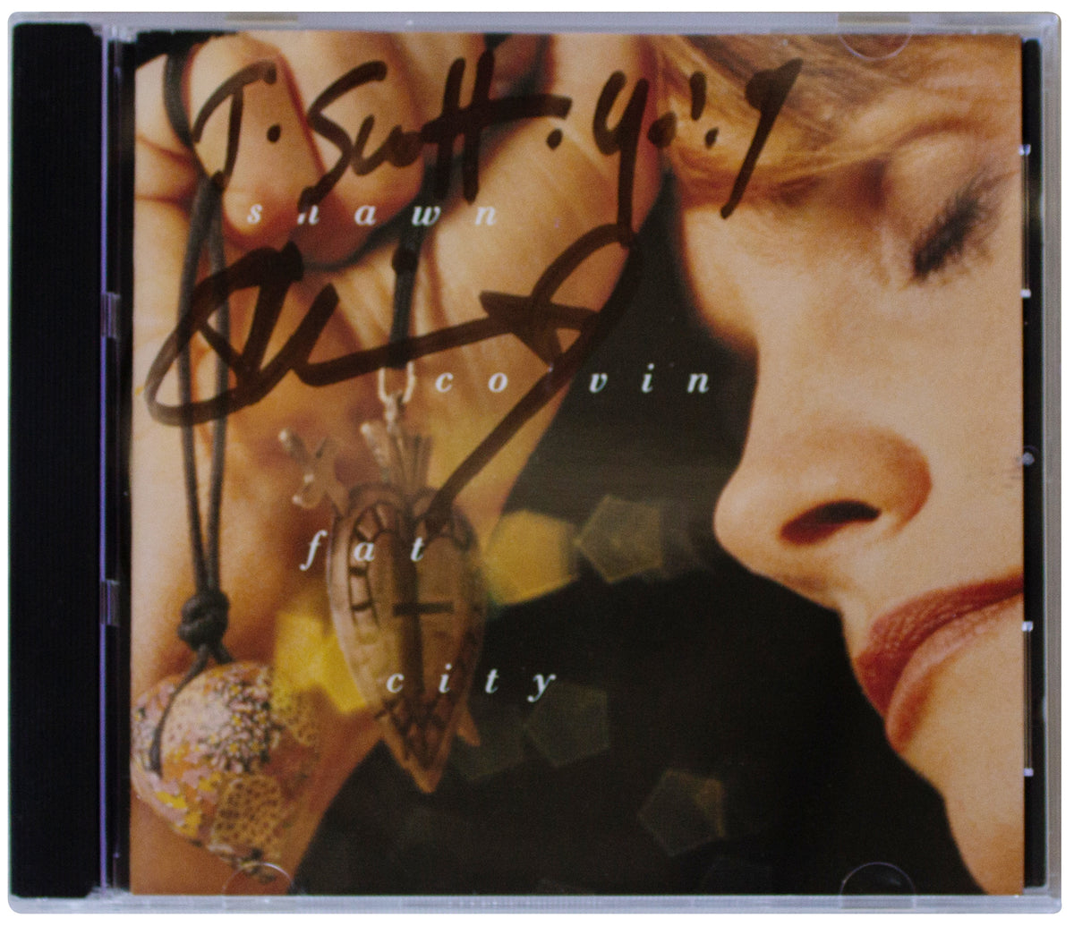 SHAWN COLVIN SIGNED Fat City CD 1992 Alt Folk Rock VTG 90s Singer AUTOGRAPHED