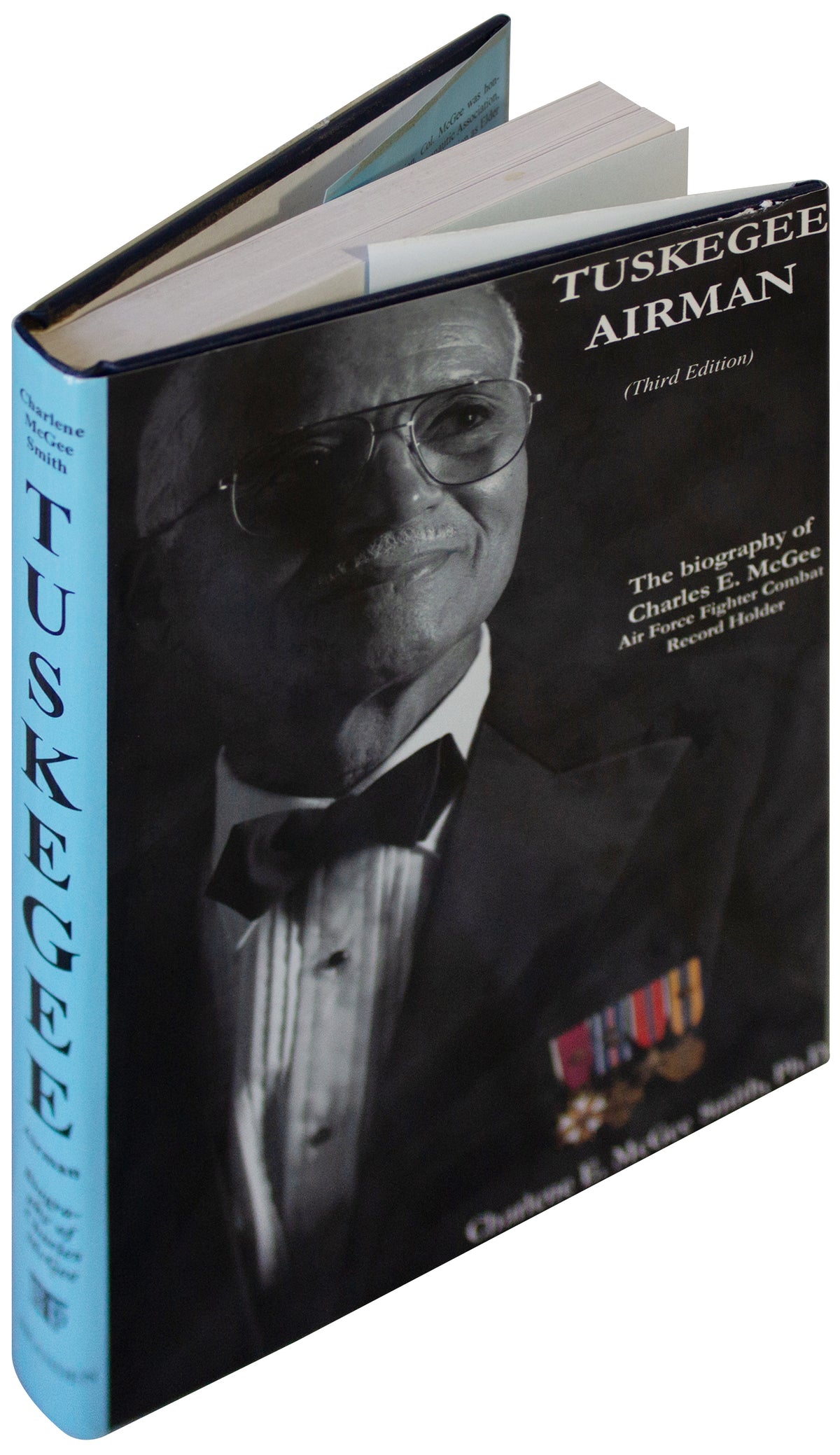 TUSKEGEE AIRMAN Charles McGee SIGNED HARDCOVER Pilot Bio WWII Korea Vietnam Wars