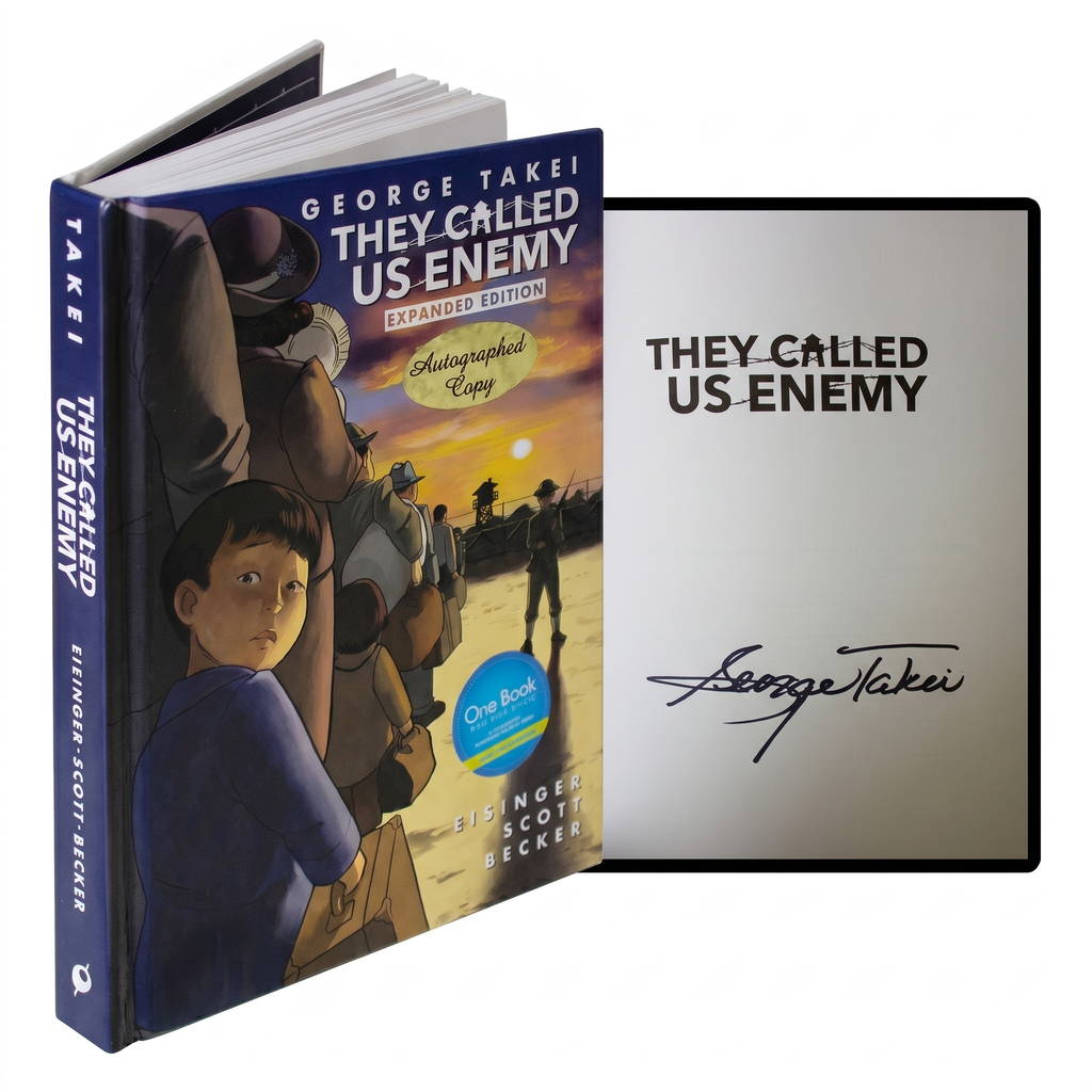 GEORGE TAKEI SIGNED They Called Us Enemy EXPANDED EDITION Hardcover AUTOGRAPHED