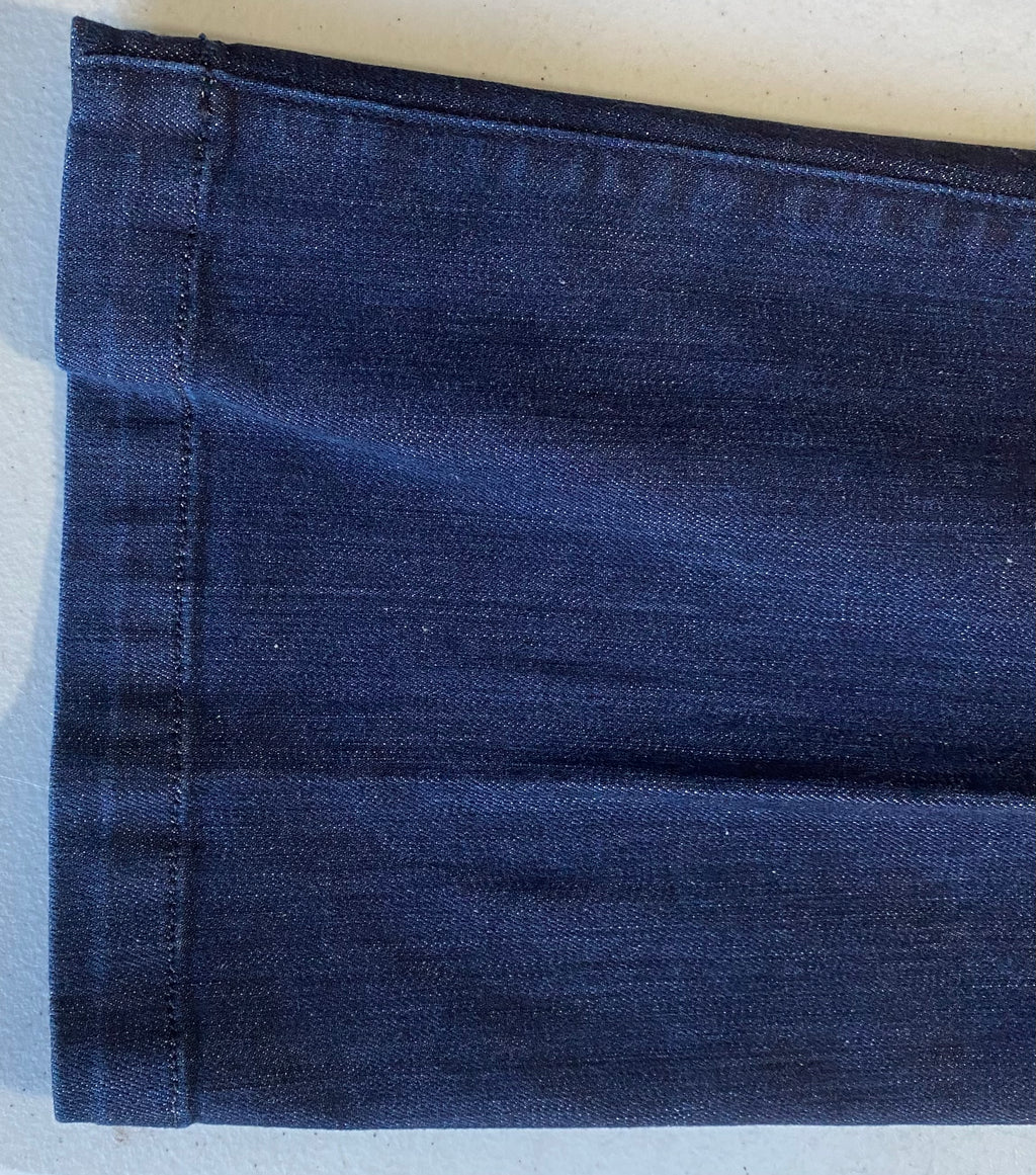 RONAN Audrey JEANS Womens 25 Sailor Wide Leg Made In USA Y2K Indigo Denim NWOT !
