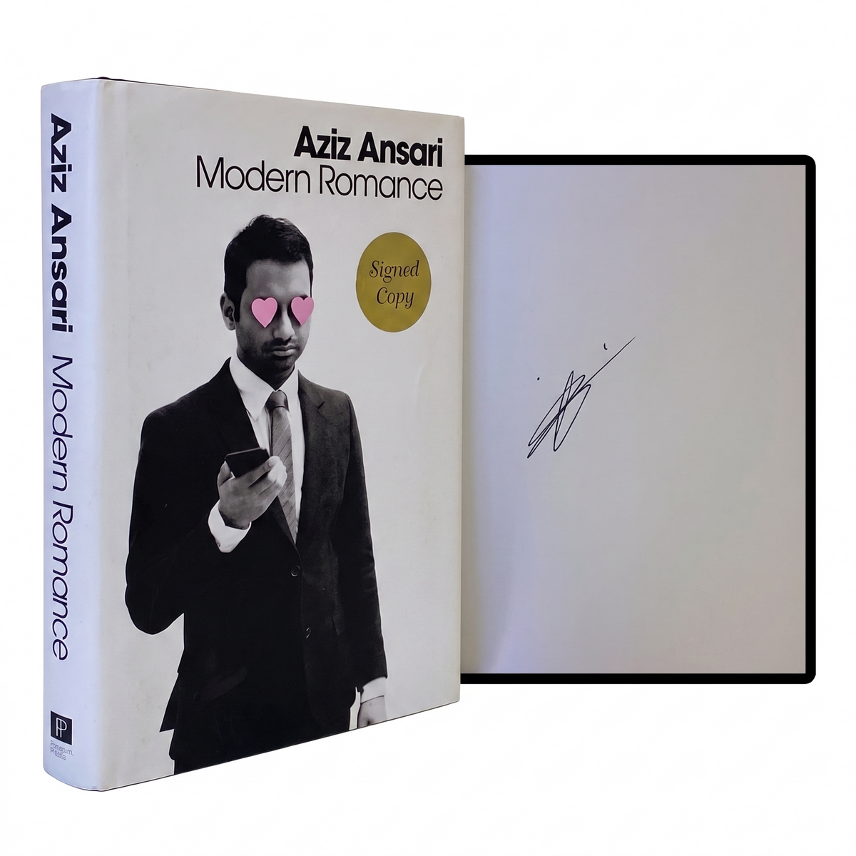 AZIZ ANSARI SIGNED Modern Romance 1ST EDITION Parks & Recreation Actor Comedian