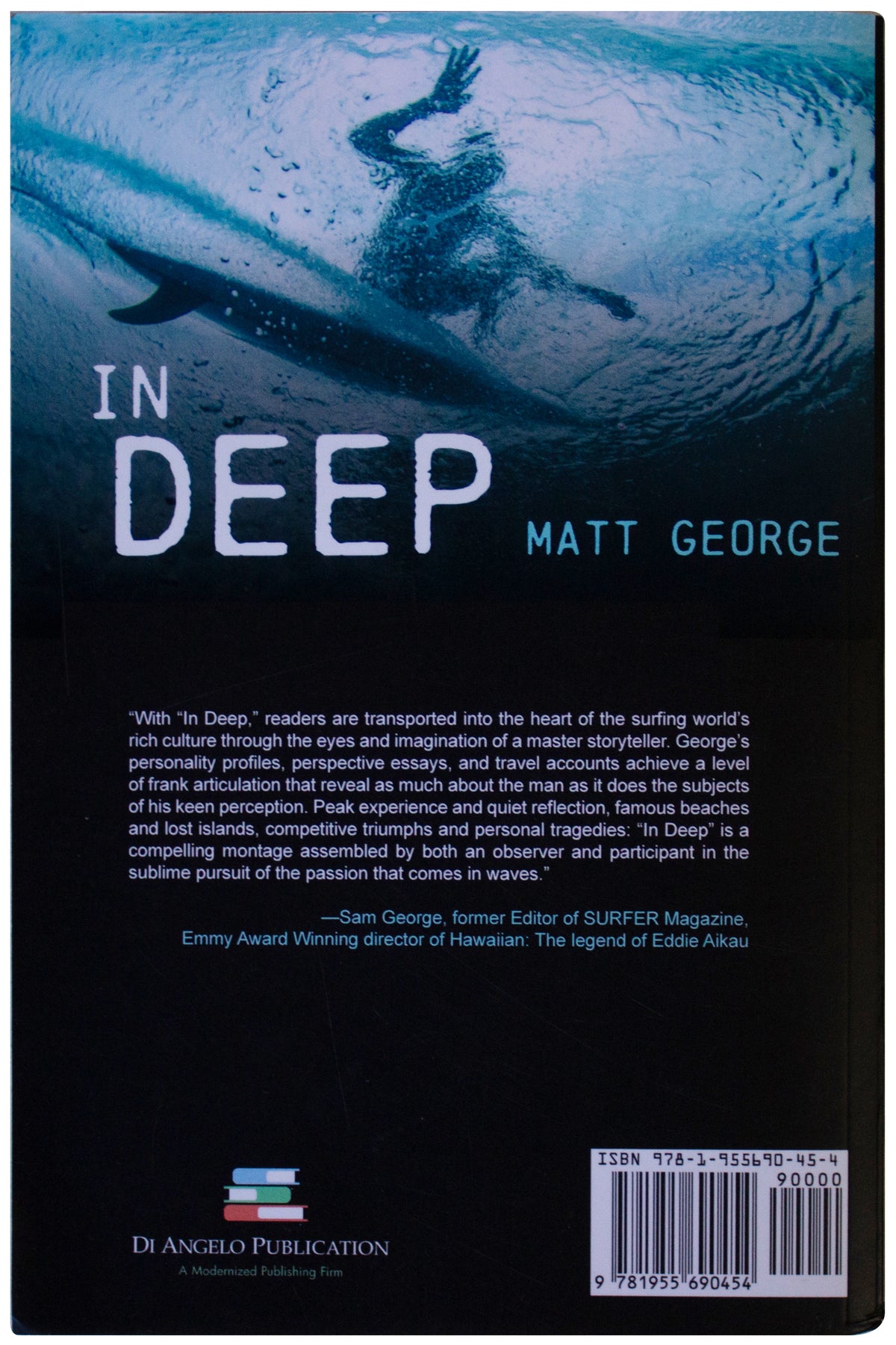 MATT GEORGE SIGNED In Deep 1ST EDITION Collected Surf Writing PB Kelly Slater
