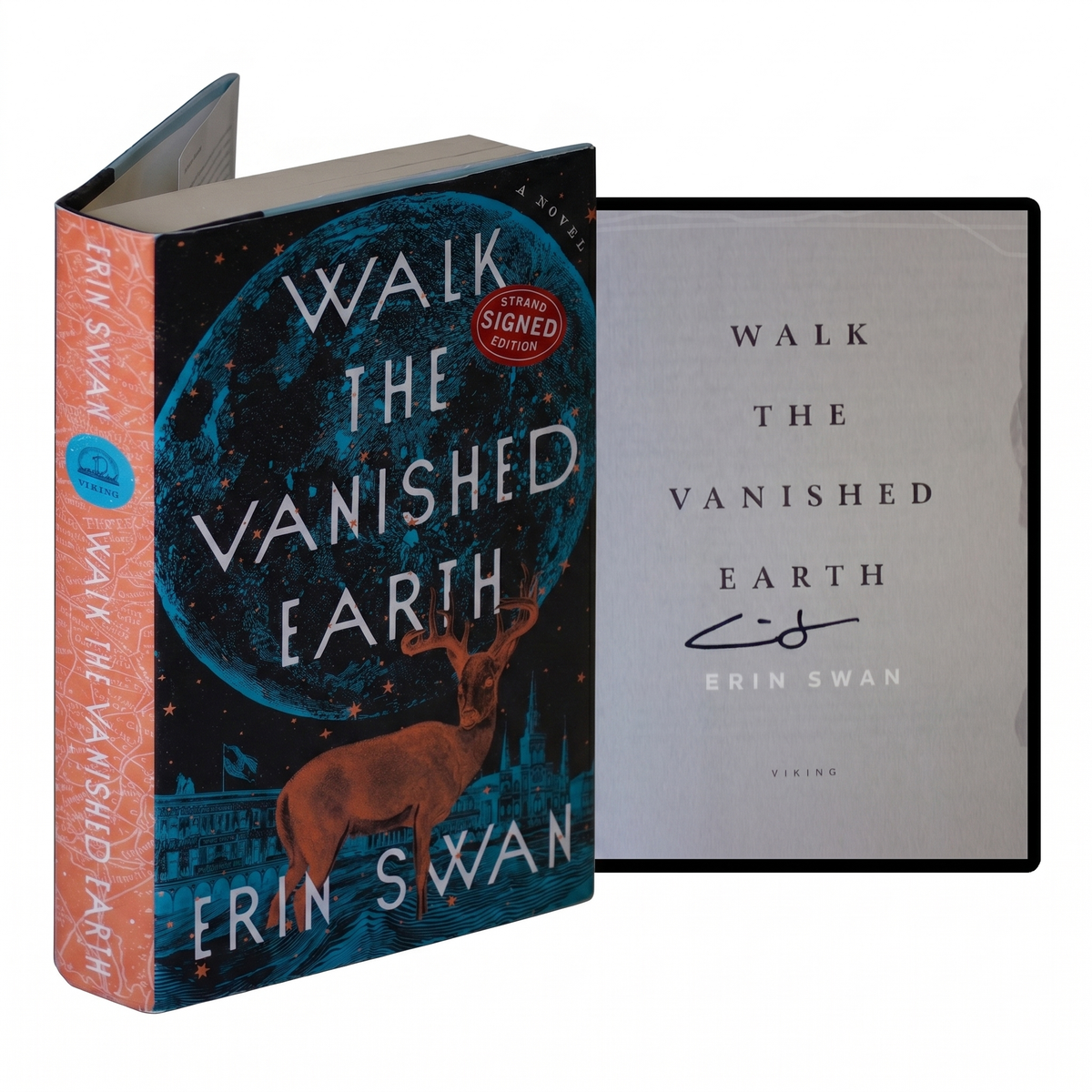 ERIN SWAN SIGNED Walk The Vanished Earth 1ST EDITION HC Climate Collapse Novel