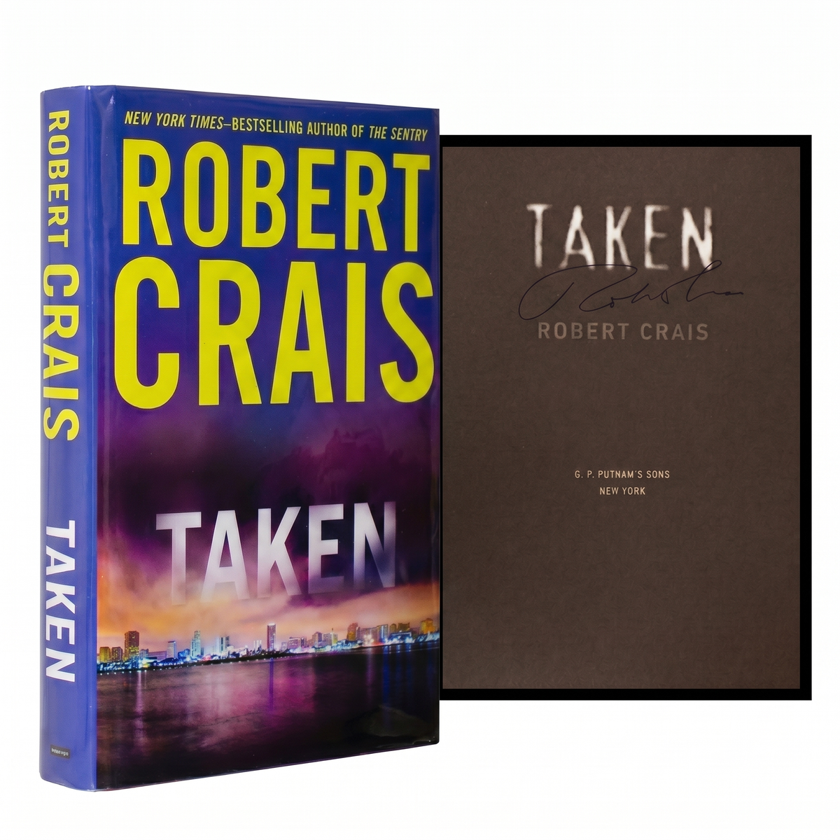 ROBERT CRAIS SIGNED Taken 1ST EDITION Hardcover 2012 LA Noir PI Crime Fiction HC