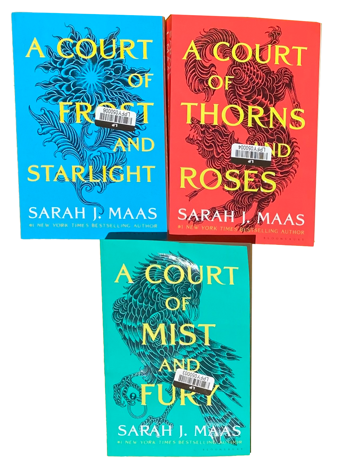 SARAH J MAAS 3 BOOK LOT Court Of Thorns & Roses Series PB Fantasy Romance Novels