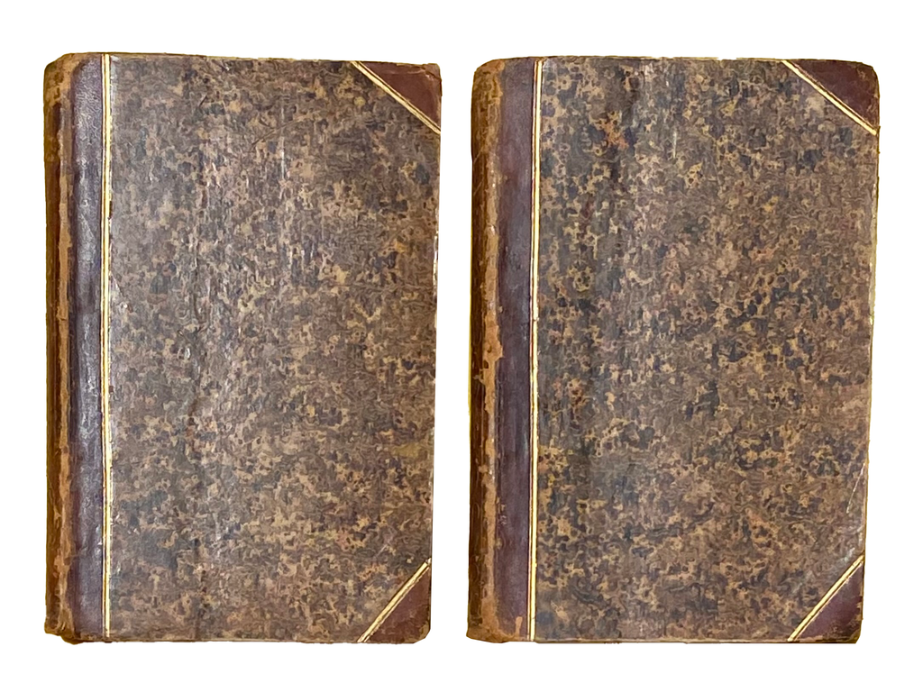 1842 ANTIQUE 2-VOLUME SET Scenes De La Vie Privee Et Publique Des Aanimux BALZAC