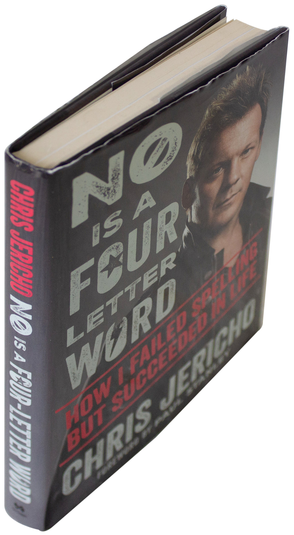 CHRIS JERICHO SIGNED No Is A Four Letter Word 1ST EDITION Memoir WWE Wrestling