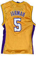 JORDAN FARMAR SIGNED Los Angeles LAKERS JERSEY Medium Adidas NWT AUTOGRAPHED # 5