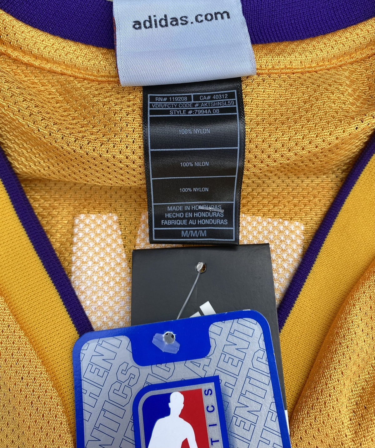 JORDAN FARMAR SIGNED Los Angeles LAKERS JERSEY Medium Adidas NWT AUTOGRAPHED # 5