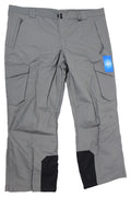 New SLALOM CARGO SNOW PANTS Men's 3XL Water Resistant Insulated Gray NWT $85 Tag