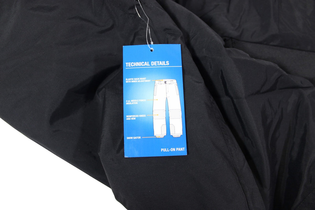 New SLALOM PULL-ON SNOW PANTS Men's 3XL XXXL Water Resistant Insulated NWT $55 !