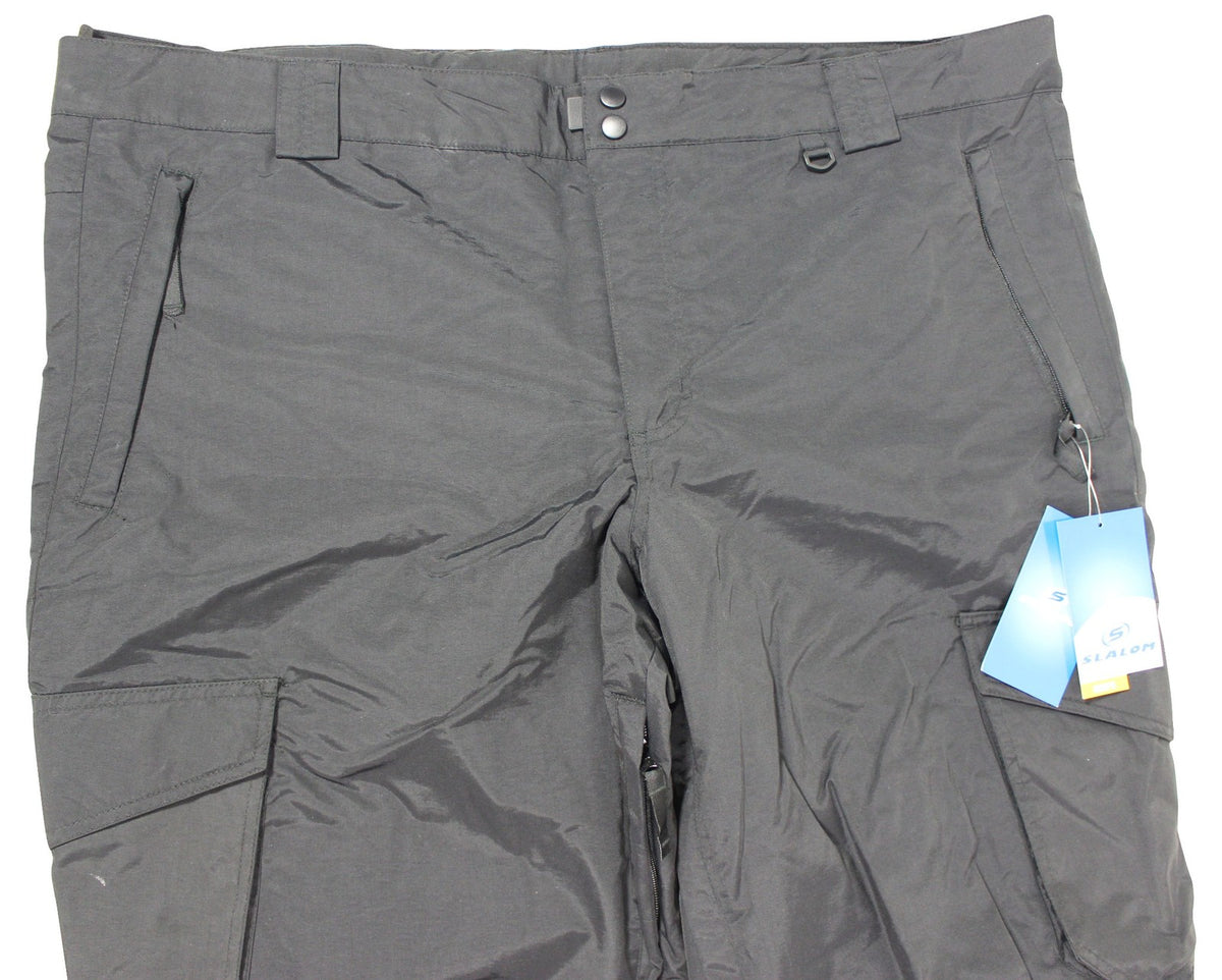 New SLALOM CARGO SNOW PANTS Men's 3XL XXXL Water Resistant Insulated NWT $85 Tag